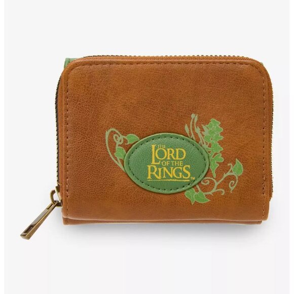 Her Universe The Lord Of The Rings One Ring Leaves Messenger Bag and Wallet NWT - Picture 9 of 11